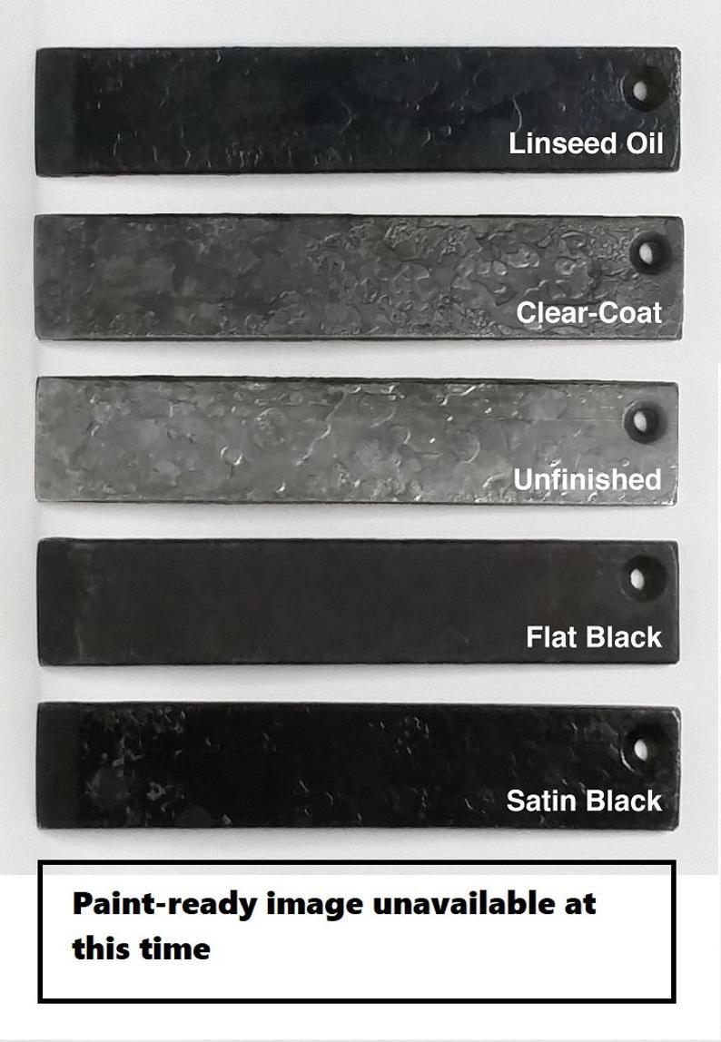 AUSL - Ausable "L" Shelf Brackets (1" wide) - Hand Forged Industrial bracket - 3" - 12" sizes - Rustic Kitchen Bracket - Open Shelving