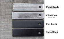 Load image into Gallery viewer, Compact Metal Shelf Brackets (1&quot; wide) w/Lip - Modern Kitchen Bracket - Open Shelving - Hand Forged Industrial bracket - 4&quot; - 12&quot; sizes - Hortonia
