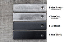 Load image into Gallery viewer, Compact Metal Shelf Brackets (1&quot; wide) - Modern Kitchen Bracket - Open Shelving - Hand Forged Industrial bracket - 4&quot; - 12&quot; sizes - Hortonia
