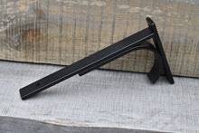 Load image into Gallery viewer, Compact Metal Shelf Brackets (1&quot; wide) - Modern Kitchen Bracket - Open Shelving - Hand Forged Industrial bracket - 4&quot; - 12&quot; sizes - Hortonia
