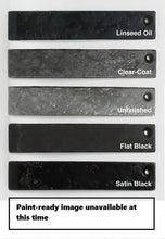 Load image into Gallery viewer, AUSJ - Ausable &quot;J&quot; Shelf Brackets (1&quot; wide) - Hand Forged Industrial bracket - 3.5&quot; - 12&quot; sizes - Rustic Kitchen Bracket - Open Shelving

